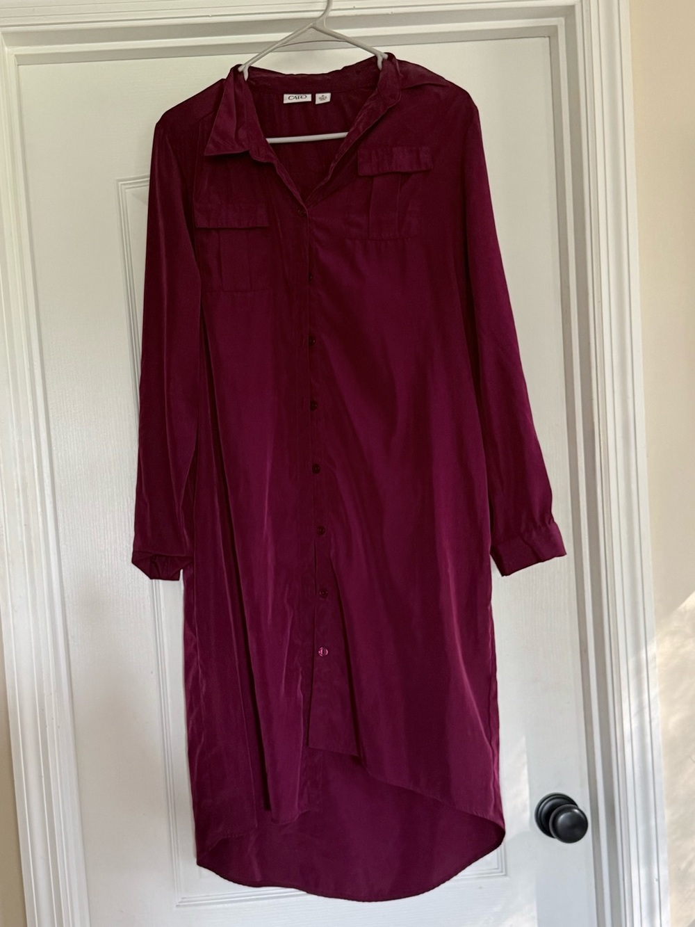 2 for $15 Cato Burgundy Shirt Dress